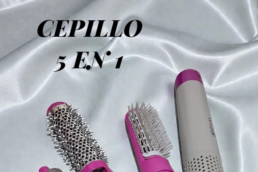 GLAMSTYLE™️  CEPILLO PREMIUN 5 EN 1